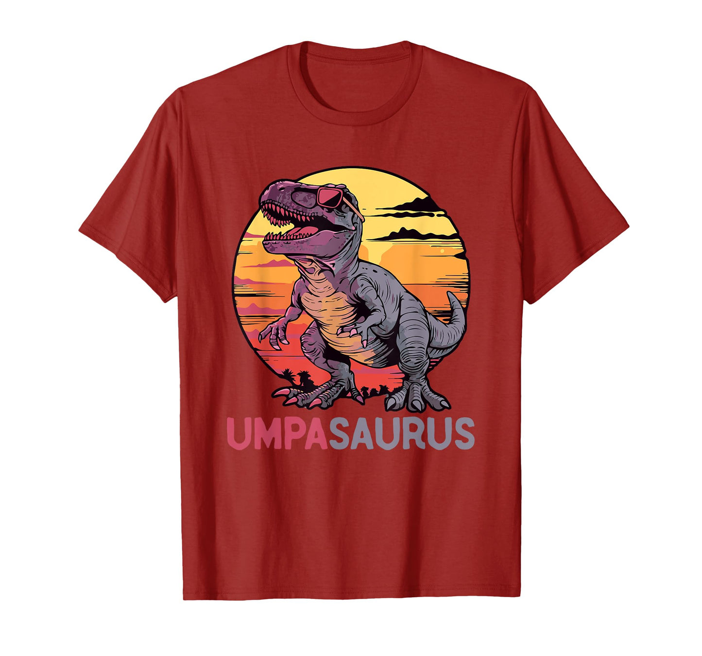 UmpaSaurus Dino Dinosaur Umpa-Saurus T-Rex Funny Trex T-Shirt