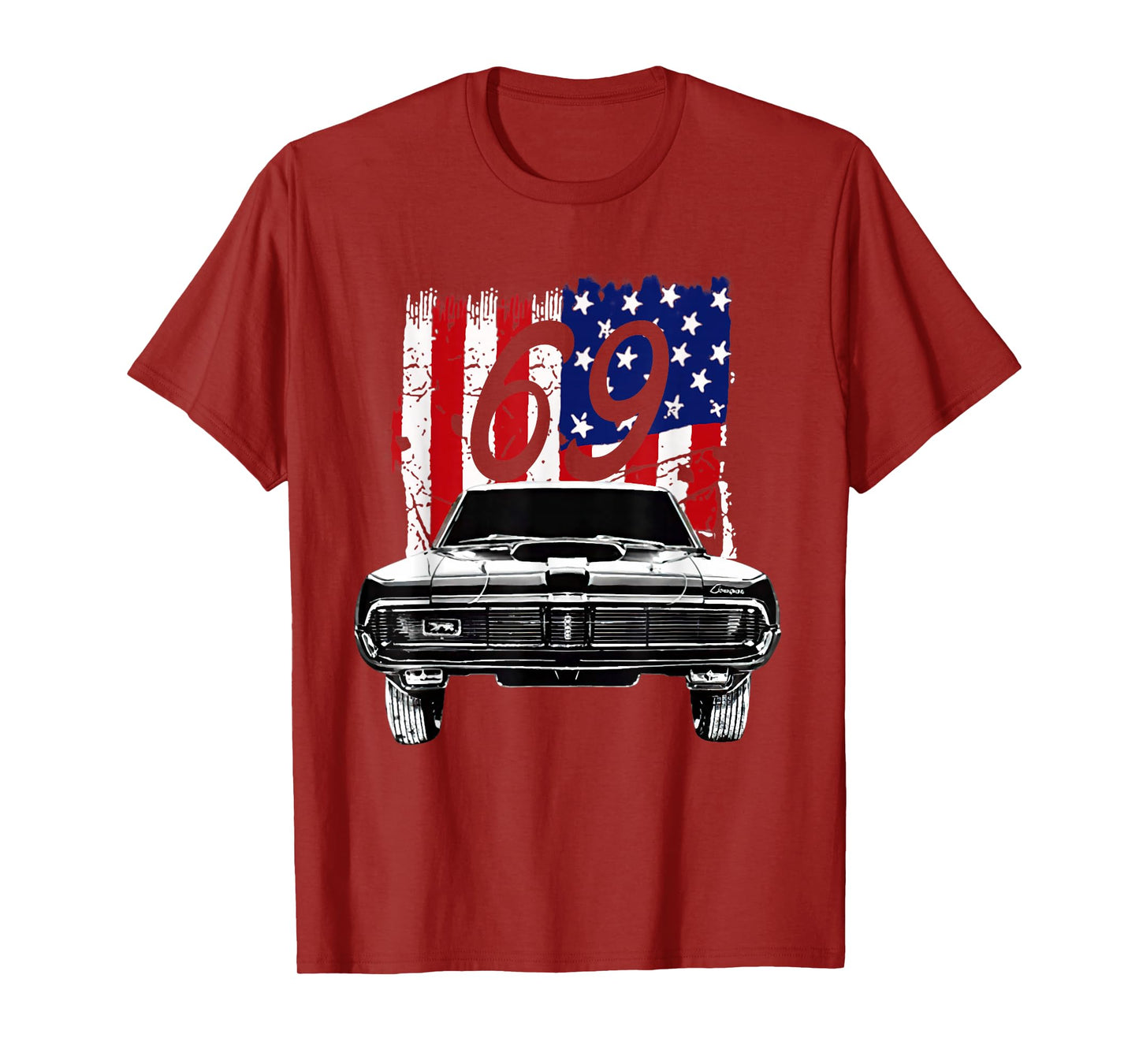 1969 69 Mercury classic Cougar Vinatge cars T-Shirt