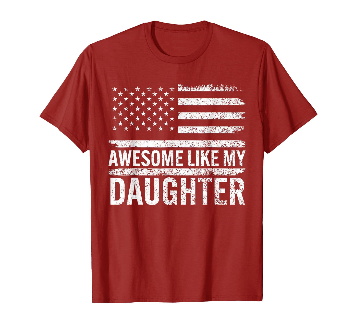 Awesome Like My Daughter Retro Men Funny Fathers Day Dad T-Shirt