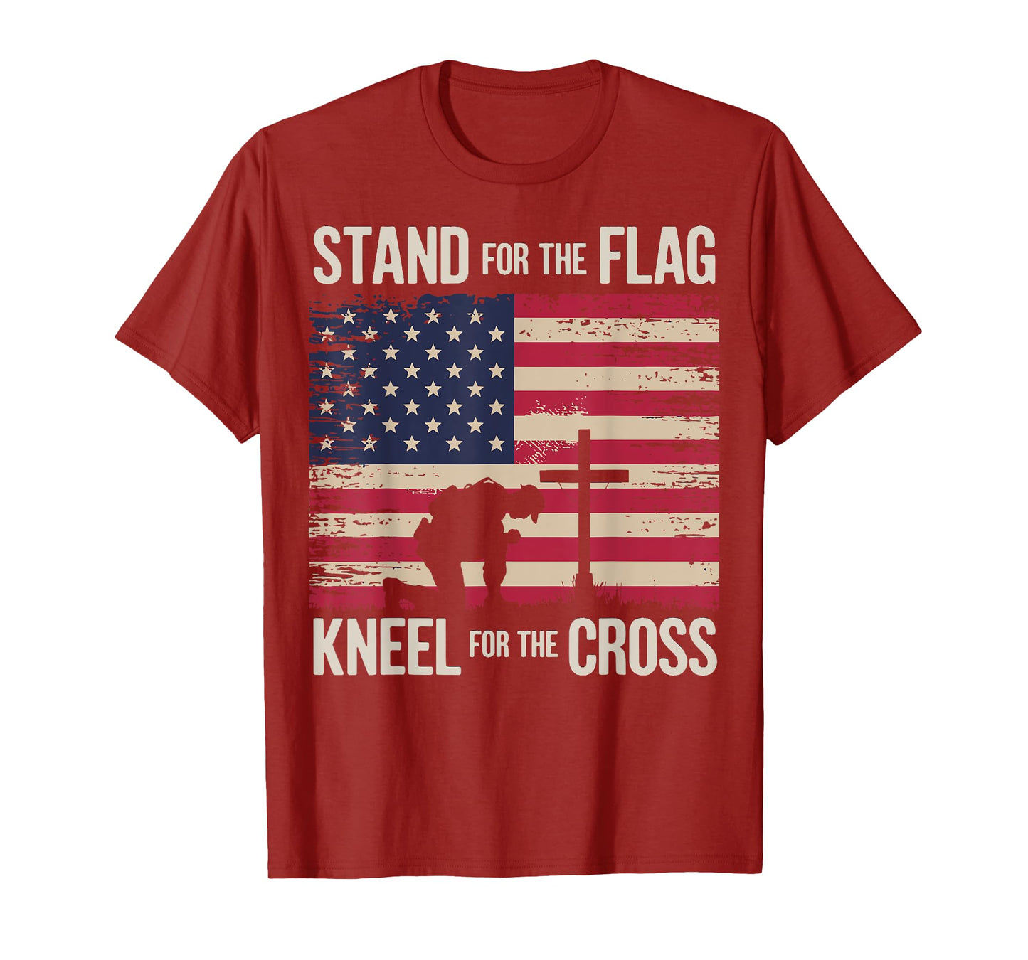 USA Flag Religious Quote 4th of July for Christian Faith T-Shirt