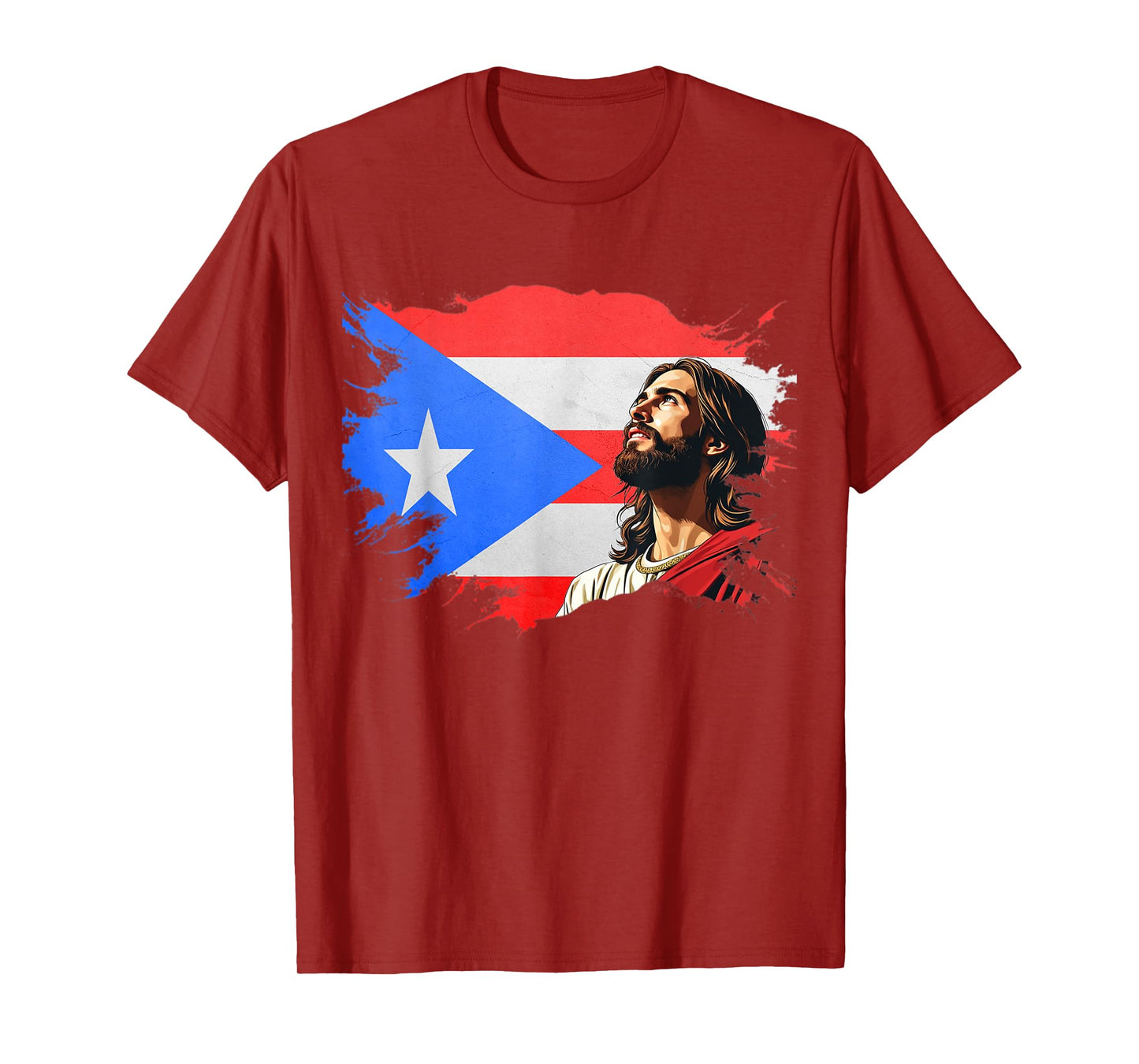 Puerto Rican Heritage Proud Christian T-Shirt