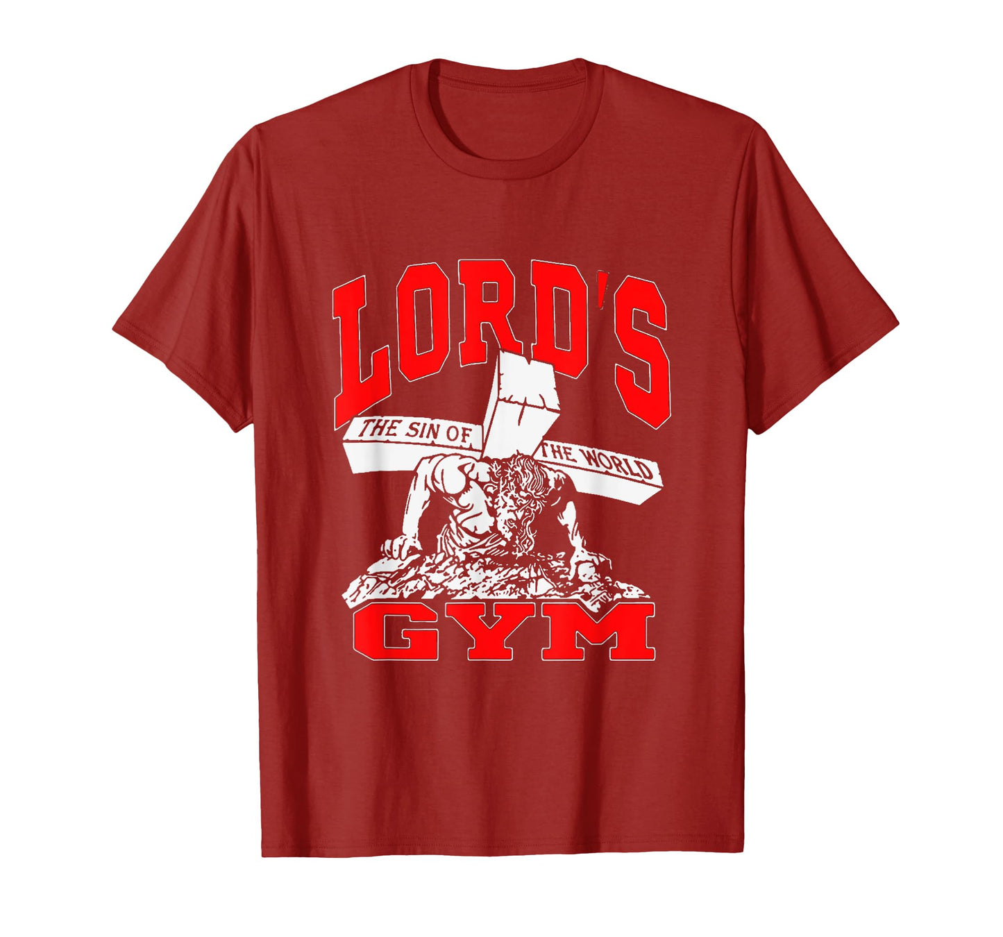 Lords Gym - Lord's The Sin of World Jesus T-Shirt