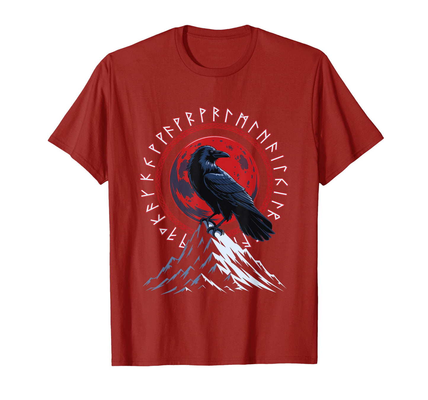 Odin Ravens Huginn & Muninn Vegvísir Vikings Myth T-Shirt