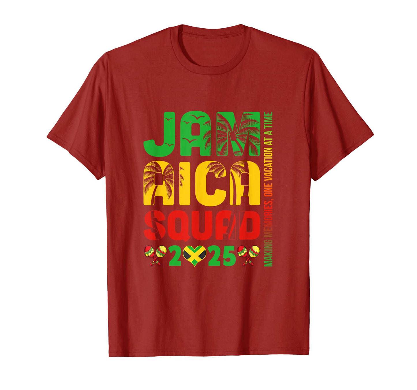 Jamaica 2025 Vacation Trip Matching Family Squad Group T-Shirt