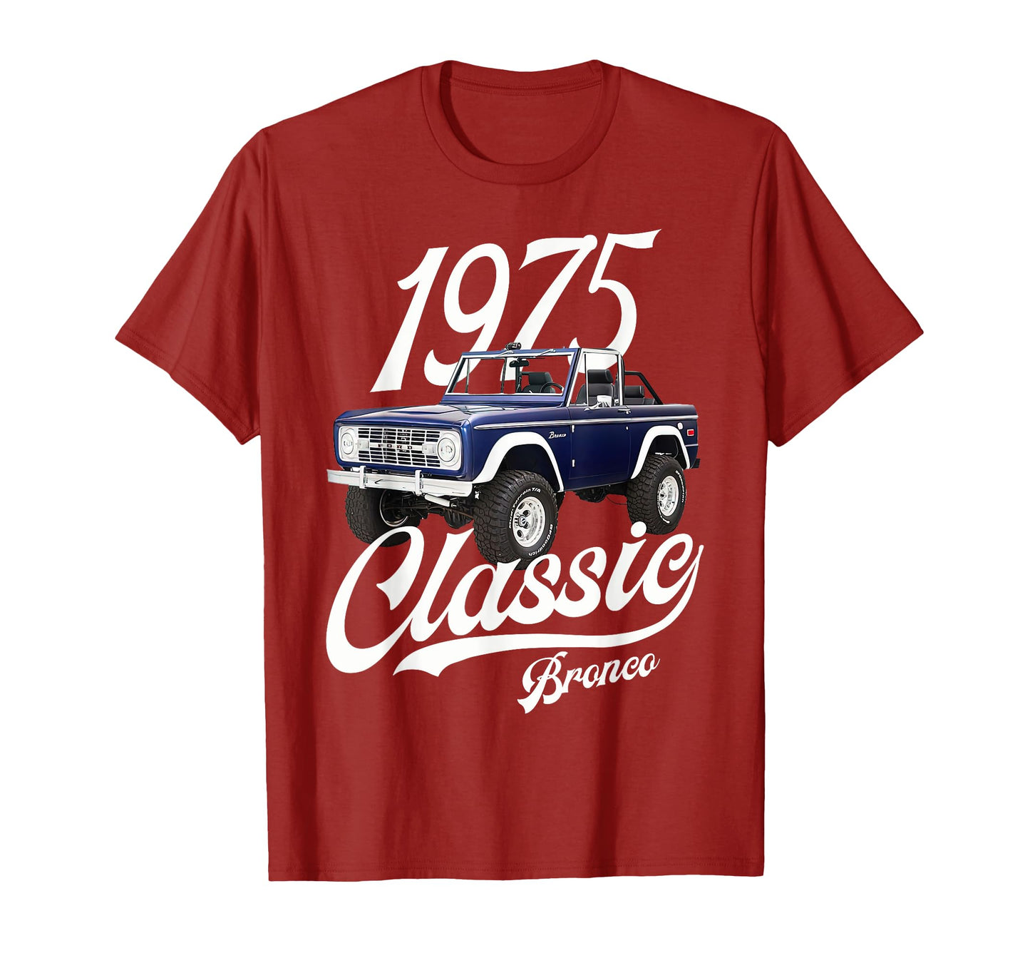 Classic bronco 1975 Navy Blue Knoxville T-Shirt