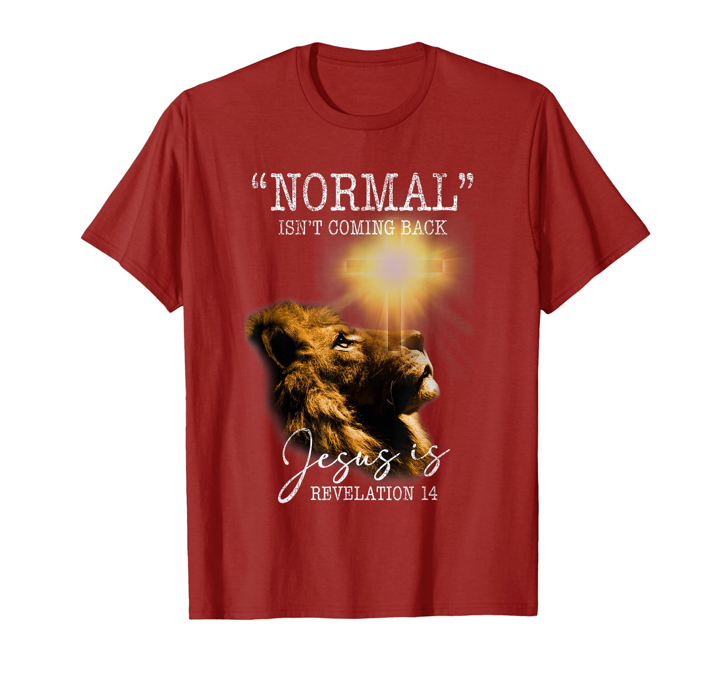 Normal Isnt Coming Back But Jesus Is Cross Christian Easter T-Shirt