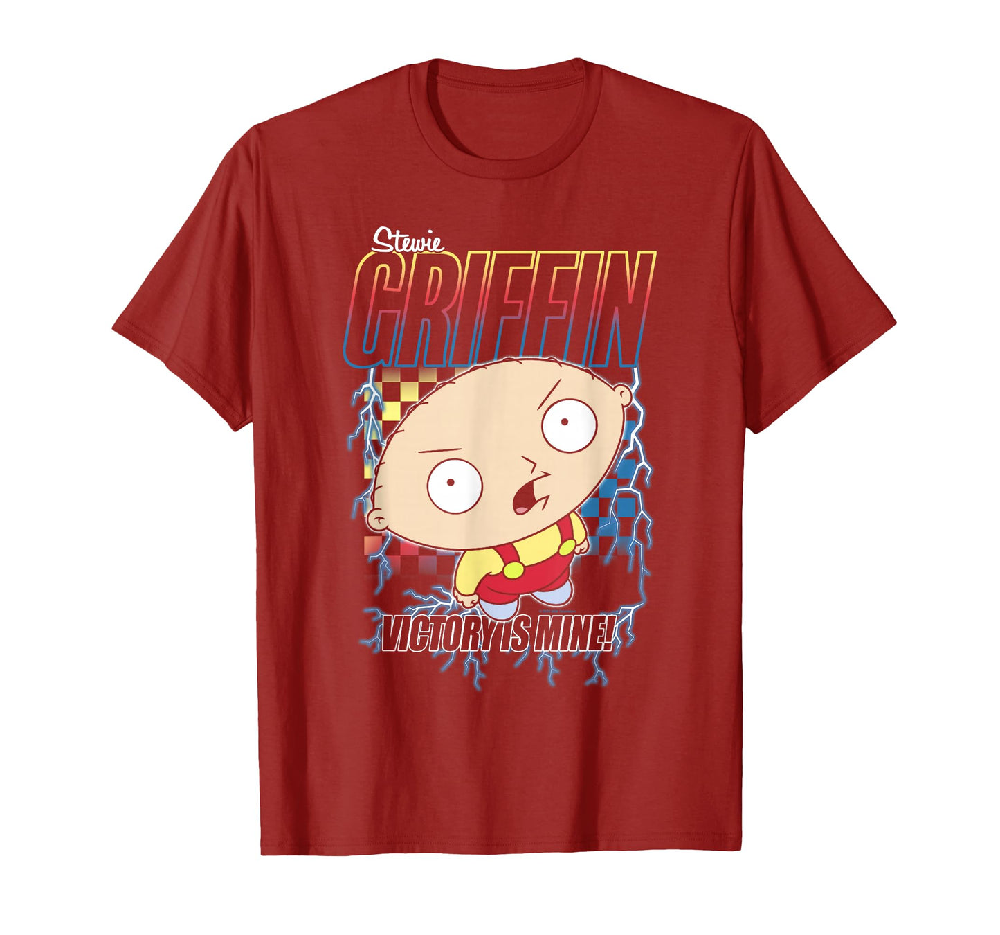Family Guy Stewie Griffin Victory Is Mine Big Chest Poster T-Shirt