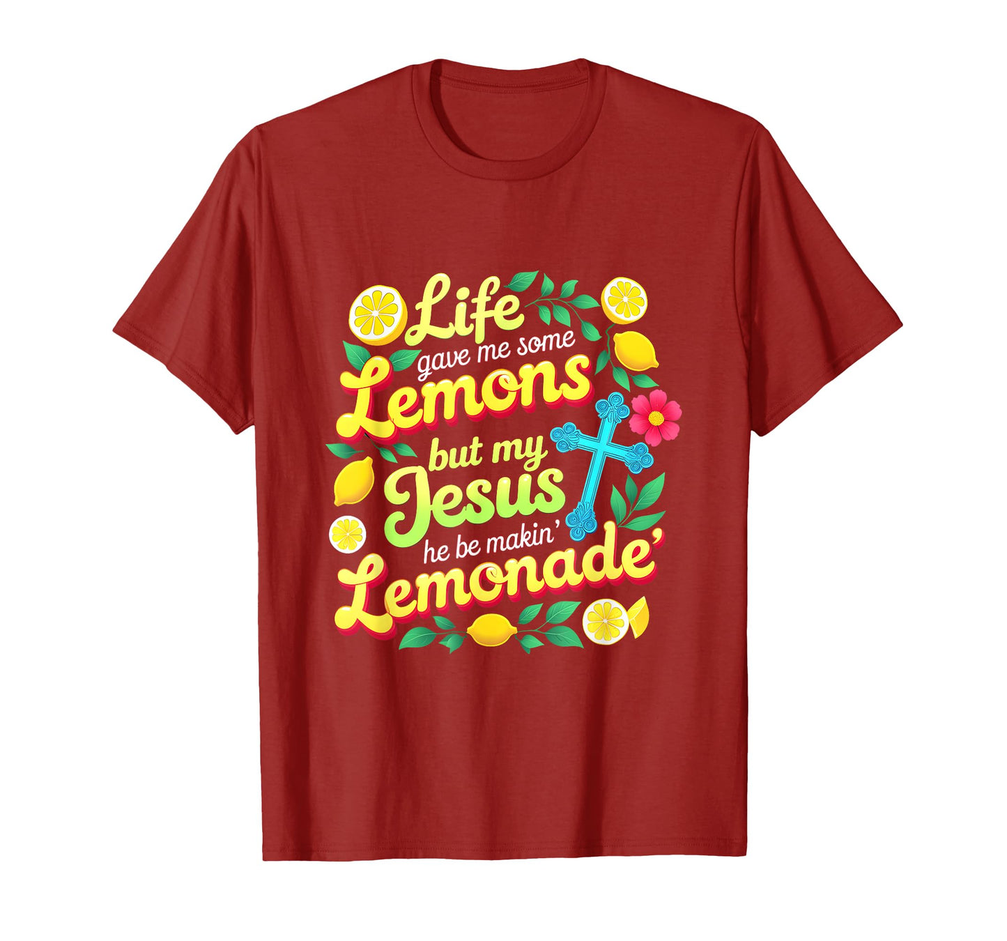 Lemonade Bible Life Gave Me Some Lemons Jesus Making T-Shirt