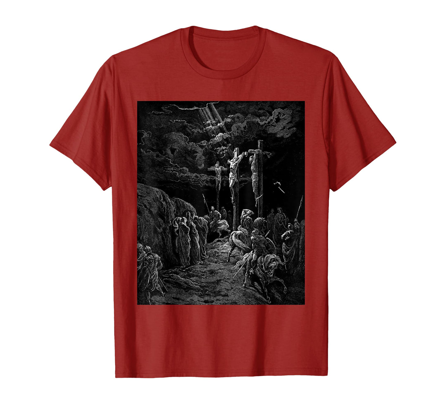 The Crucifixion of Jesus Gustave Dore Biblical Art T-Shirt