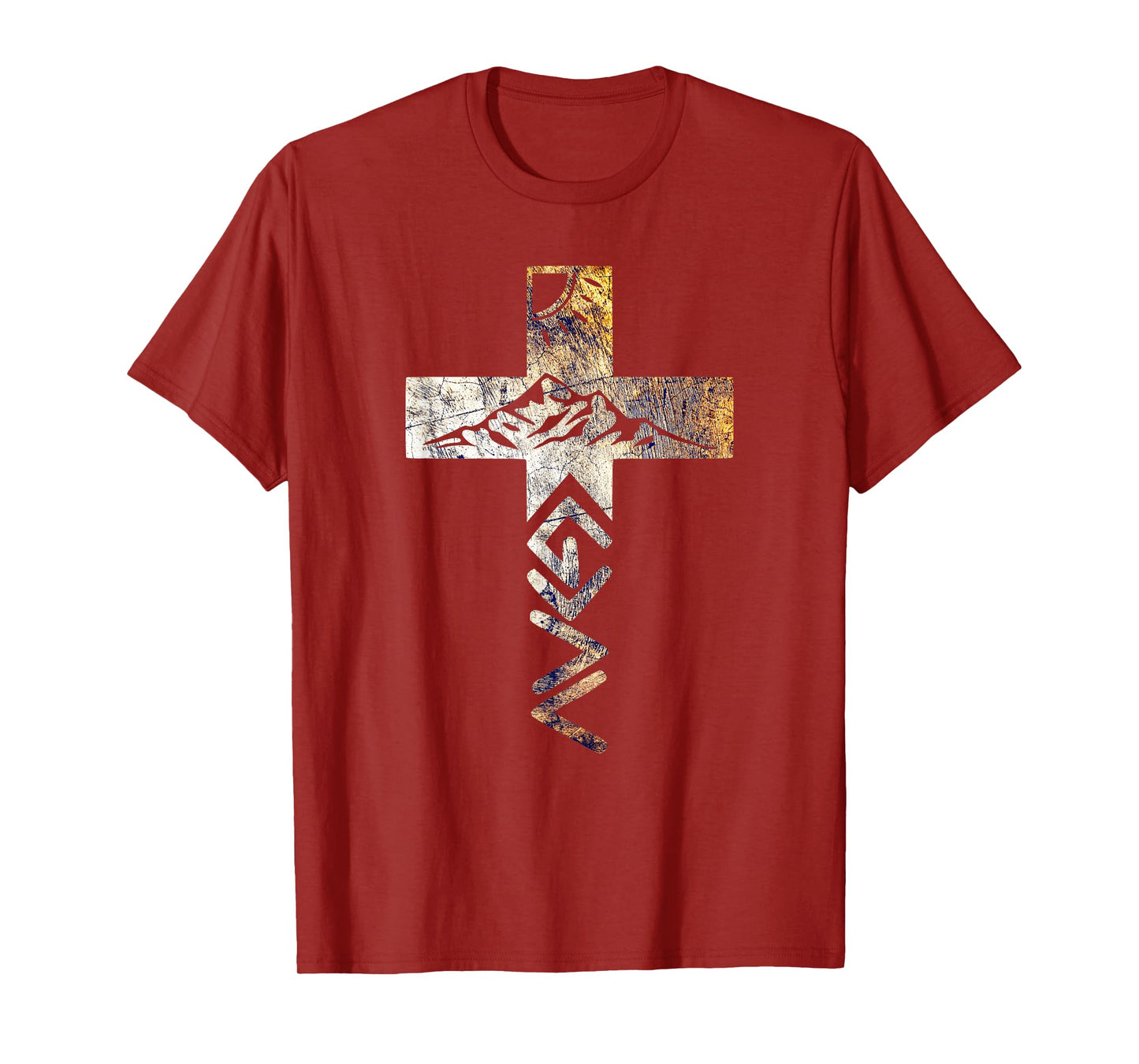 God Greater Than The Highs And Lows Cross for Christians T-Shirt