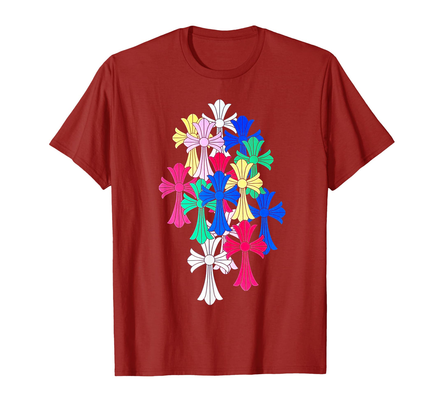 Hearts MultiColor Cross Cemetery T-Shirt