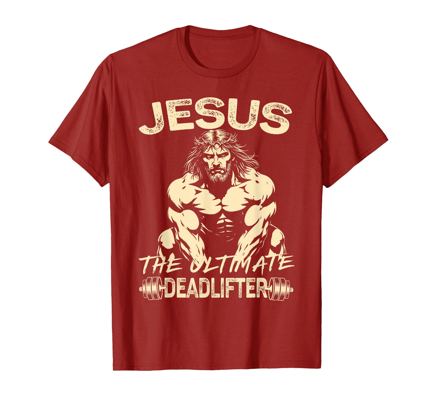 Jesus The Ultimate Deadlifter Christian Gym Pump Cover T-Shirt