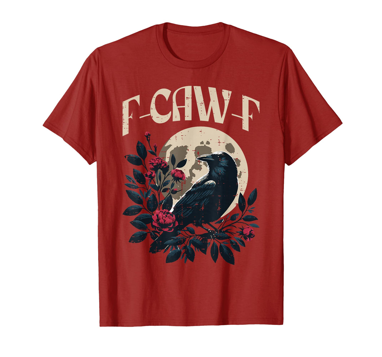 Funny Crow Meme Caw Women Kids Boys Men Girls Youth Teen T-Shirt