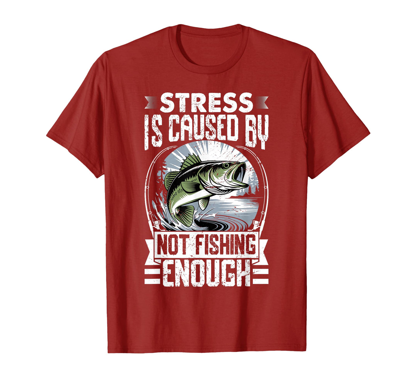 Funny Fishing Shirt for Men Women Fisherman Bass Fishing T-Shirt