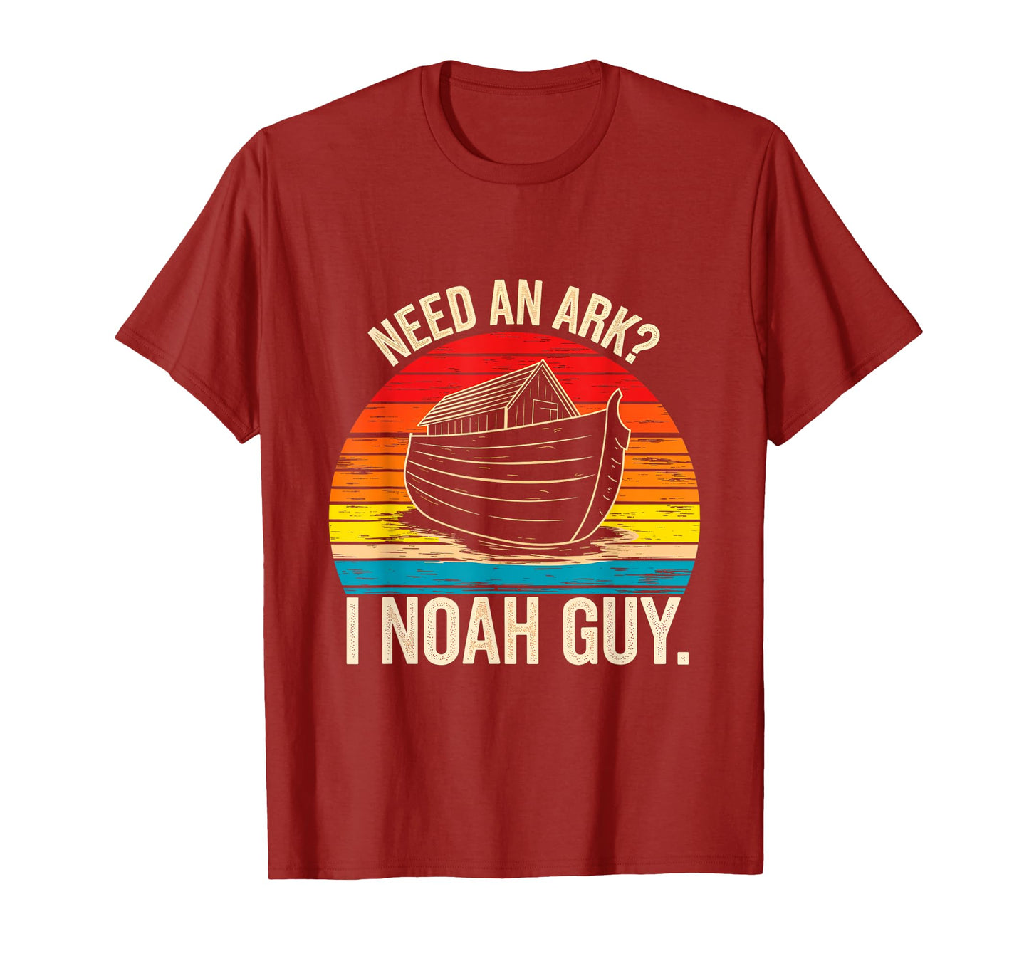 Need an Ark I Noah Guy Christian Ark Noah Pun Vintage T-Shirt