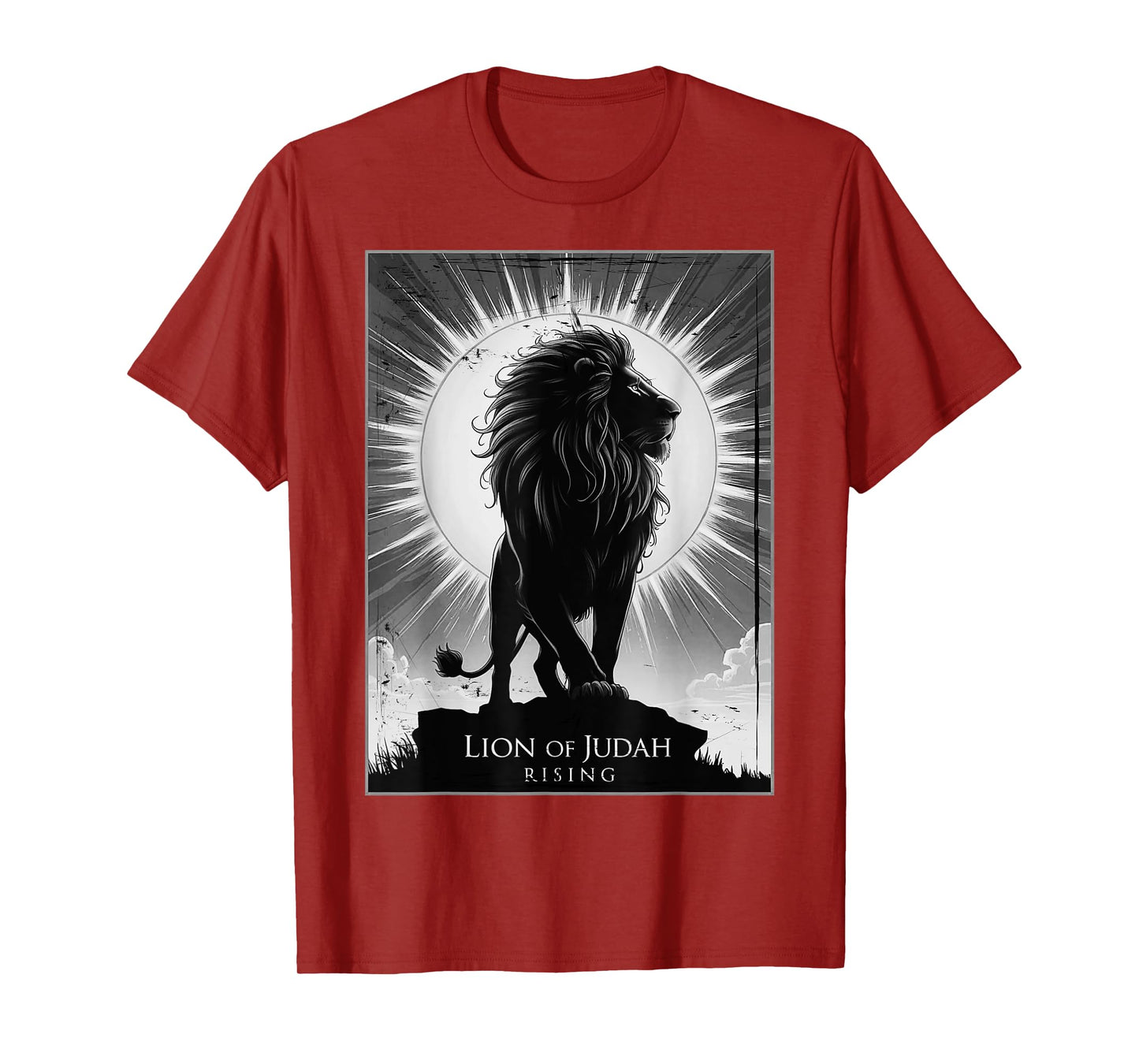 Lion Of The Tribe Judah Rising Hebrew Israelite YHWH T-Shirt
