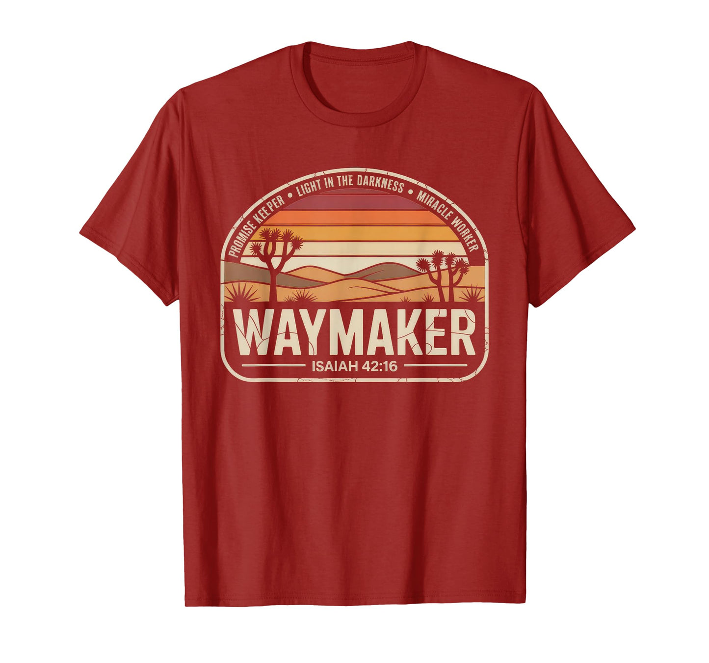Waymaker Tshirt Promise Keeper Miracle Worker God Christian T-Shirt