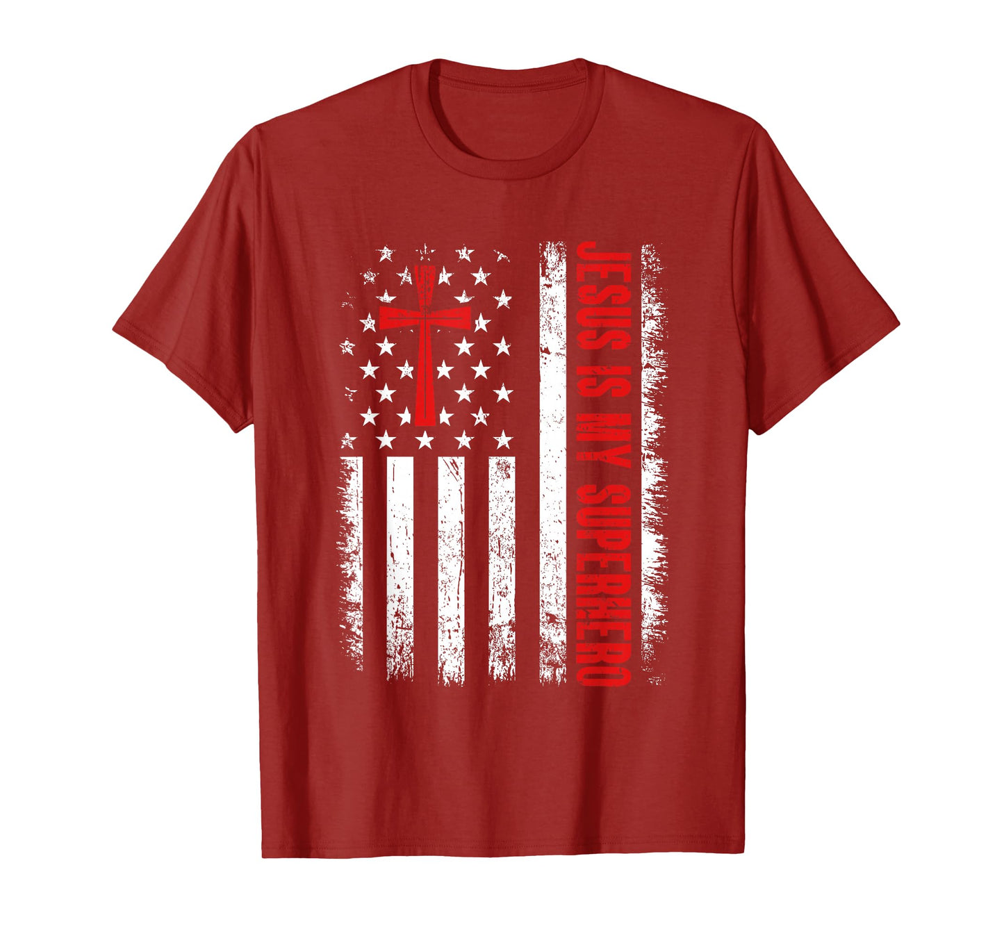 Jesus Is My Superhero - Christian Religious T-Shirt