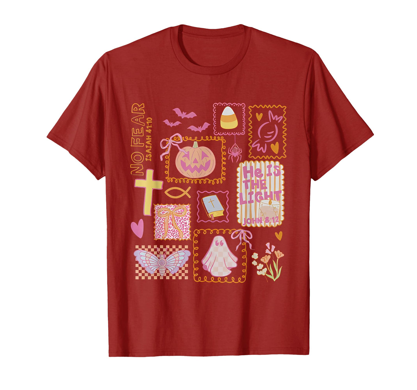 Christian Youth Group Faith Fall Church Cute Jesus Halloween T-Shirt