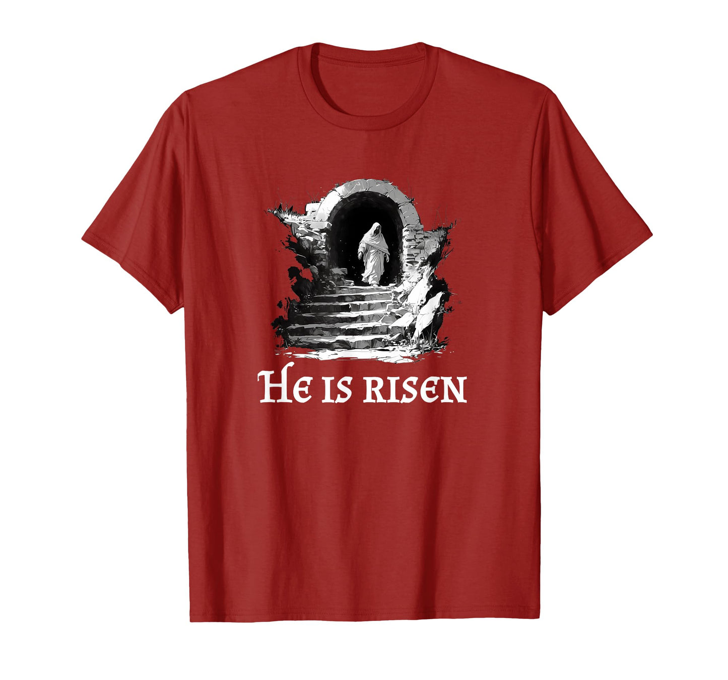 He Is Risen! Cross Jesus, Easter Day Christians Vintage gift T-Shirt