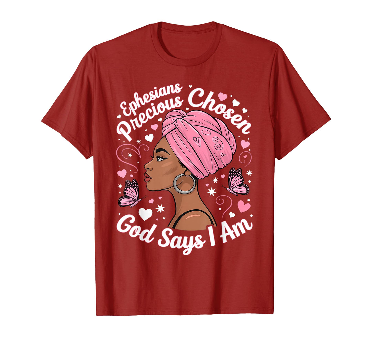 Breast Cancer Warrior God Says I Am Faith Strength Warrior T-Shirt