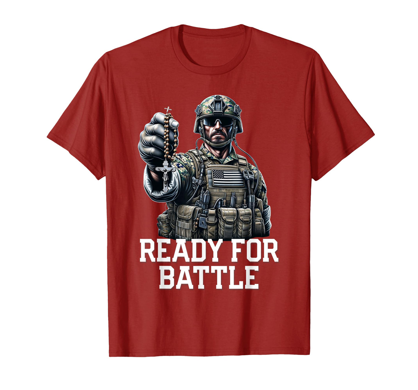 Pray The Rosary Blessed Mother Catholic T-Shirt