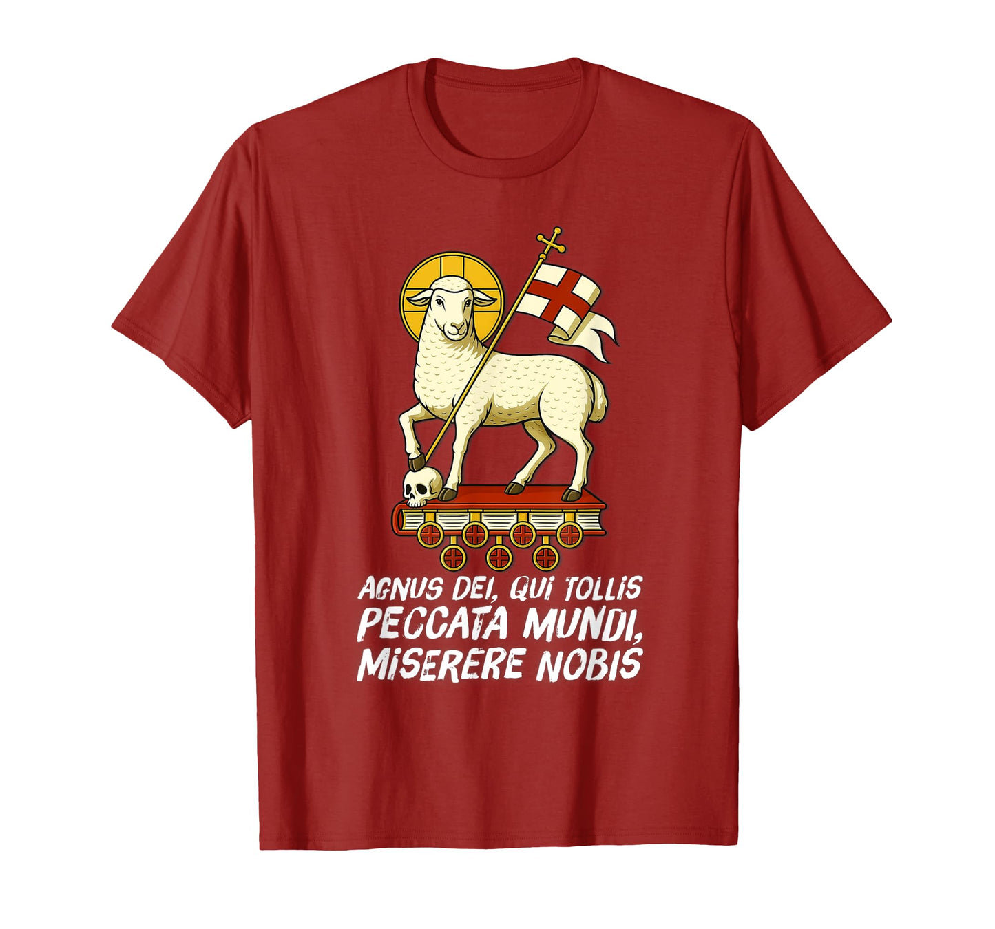 Agnus Dei Sanctus Traditional Latin Mass Catholic T-Shirt