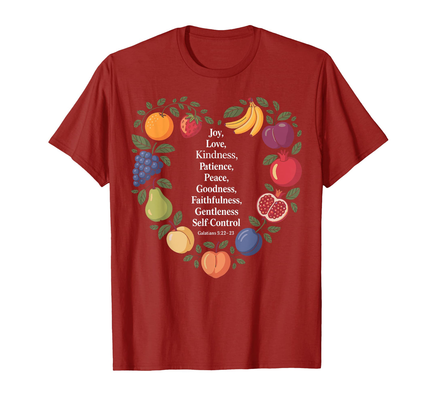 Awesome Galatians Fruit Of The Spirit Religious Verses T-Shirt