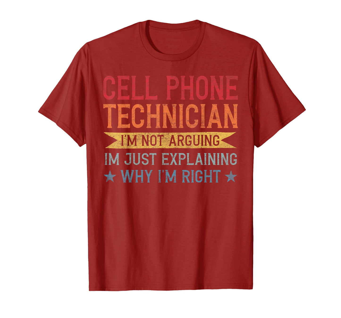 Funny Profession Quote Cell Phone Technician T-Shirt
