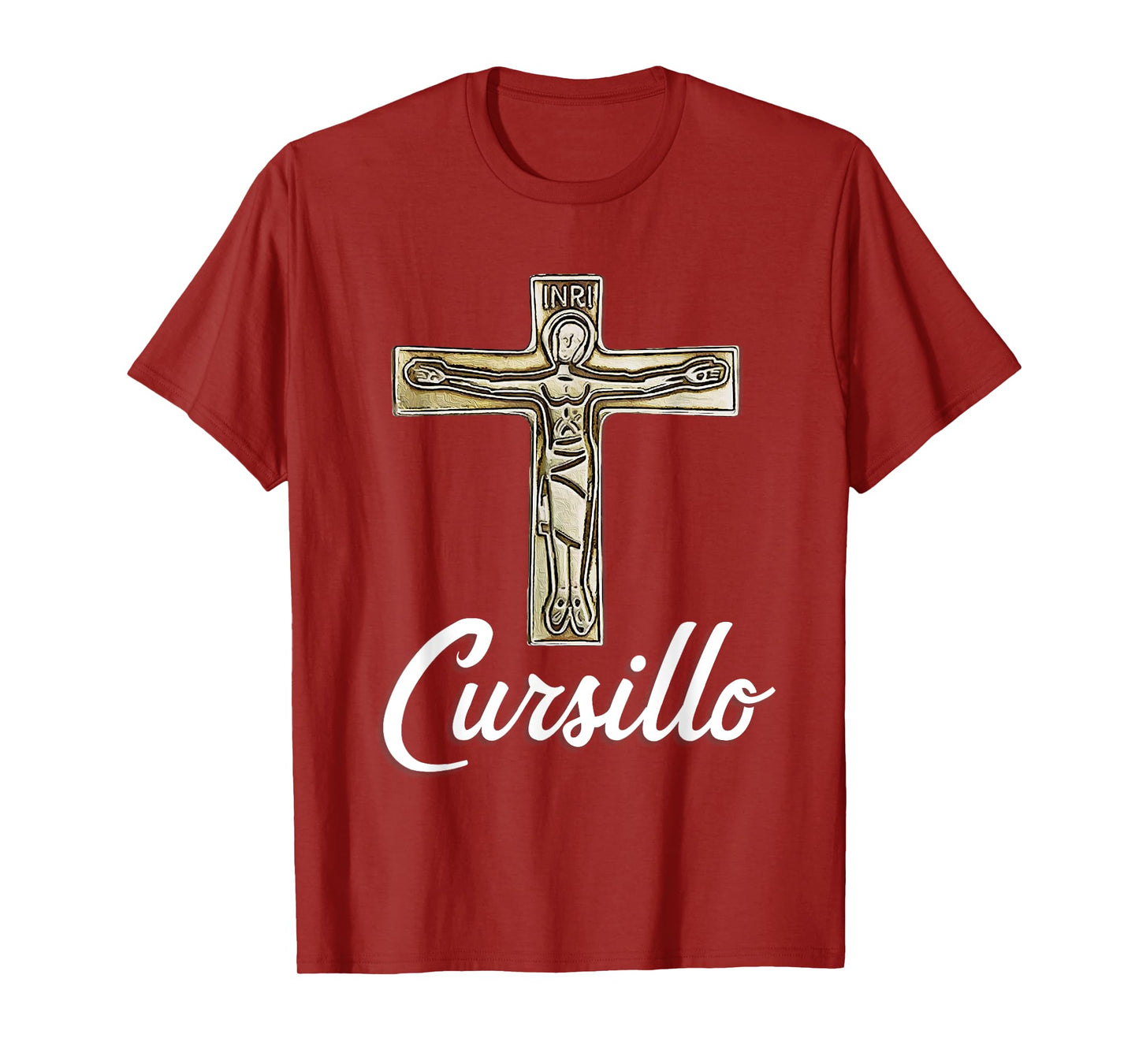 DeColores Cursillo Rainbow Rooster Catholic T-Shirt