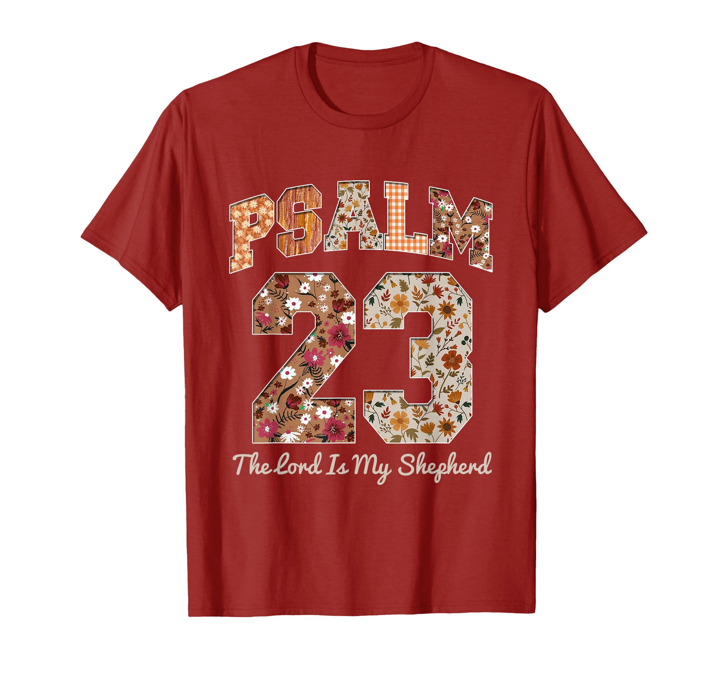 Psalm 23 The Lord is My Shepherd Christian Bible T-Shirt