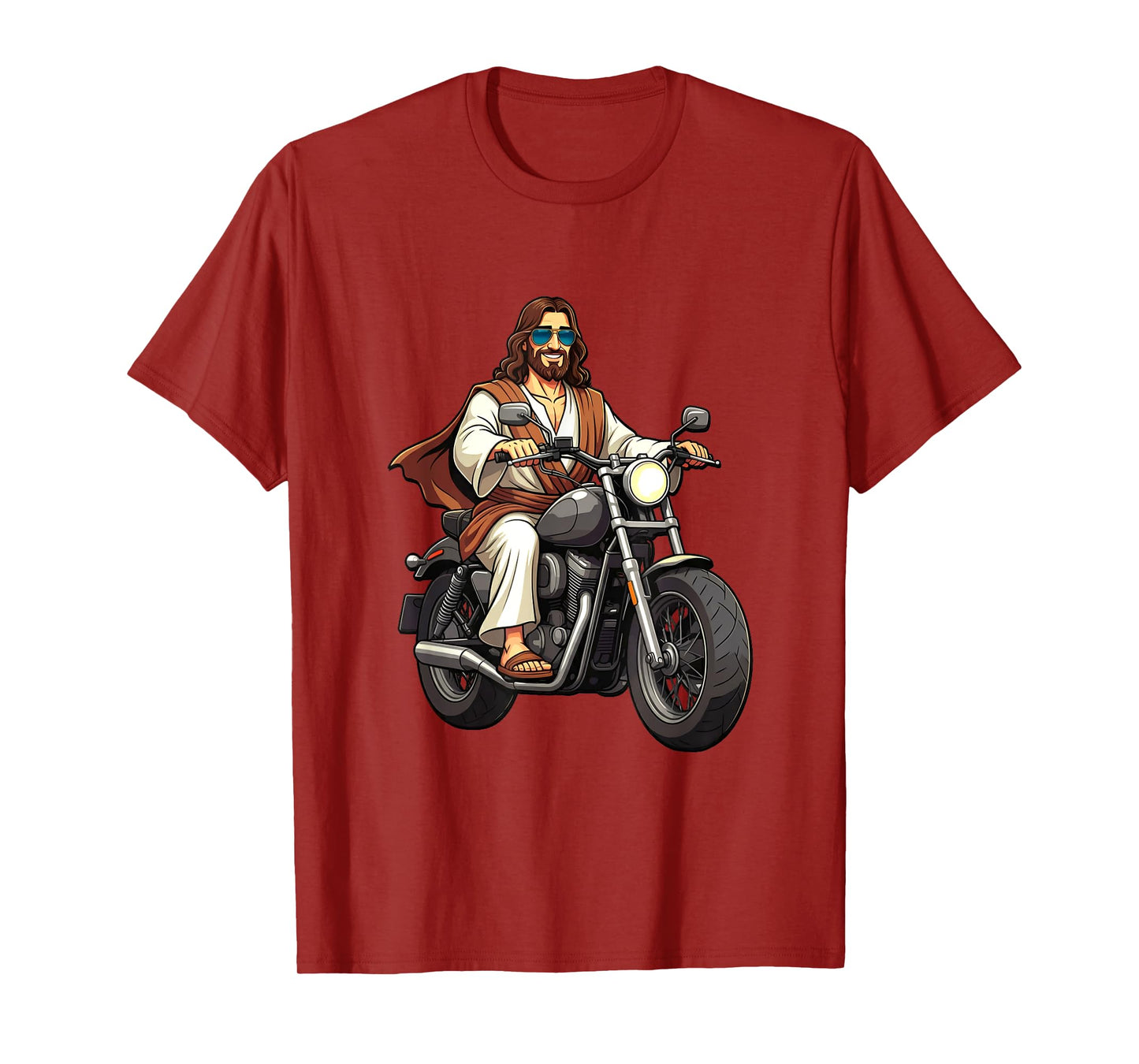 Jesus On A Motorcycle T-Shirt