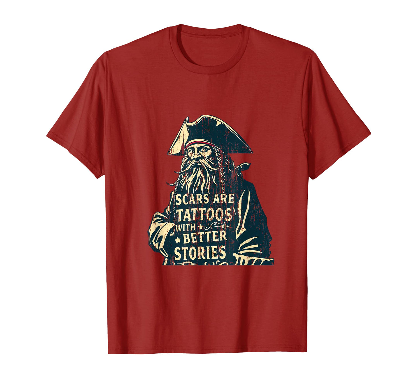 Scars are Tattoos with Better Stories Vintage T-Shirt