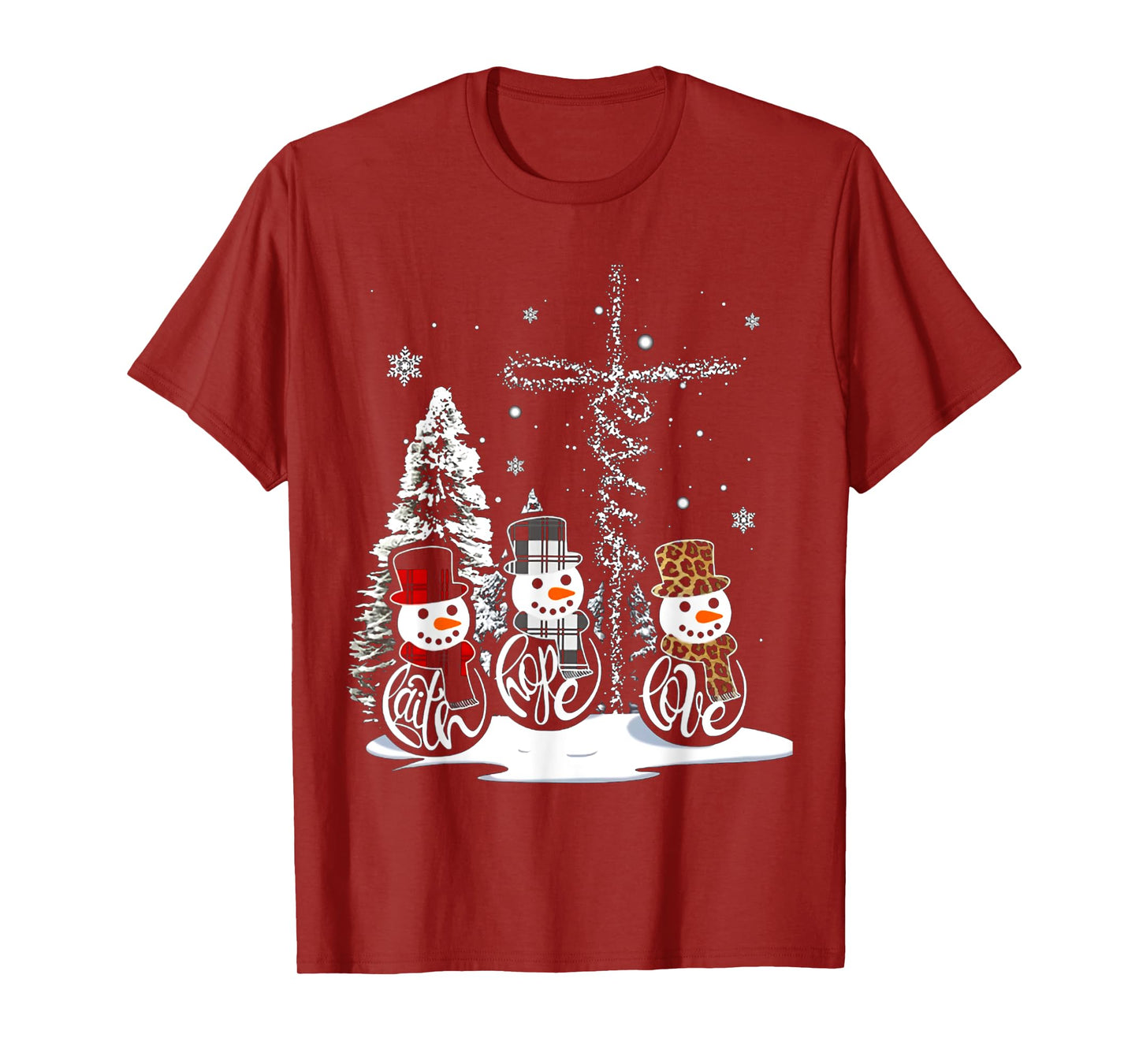 Christmas starts with Christ - faith hope love T-Shirt