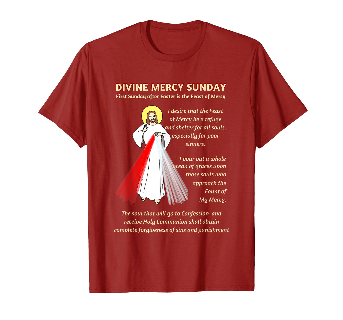 Divine Mercy Sunday: First Sunday after Easter T-Shirt