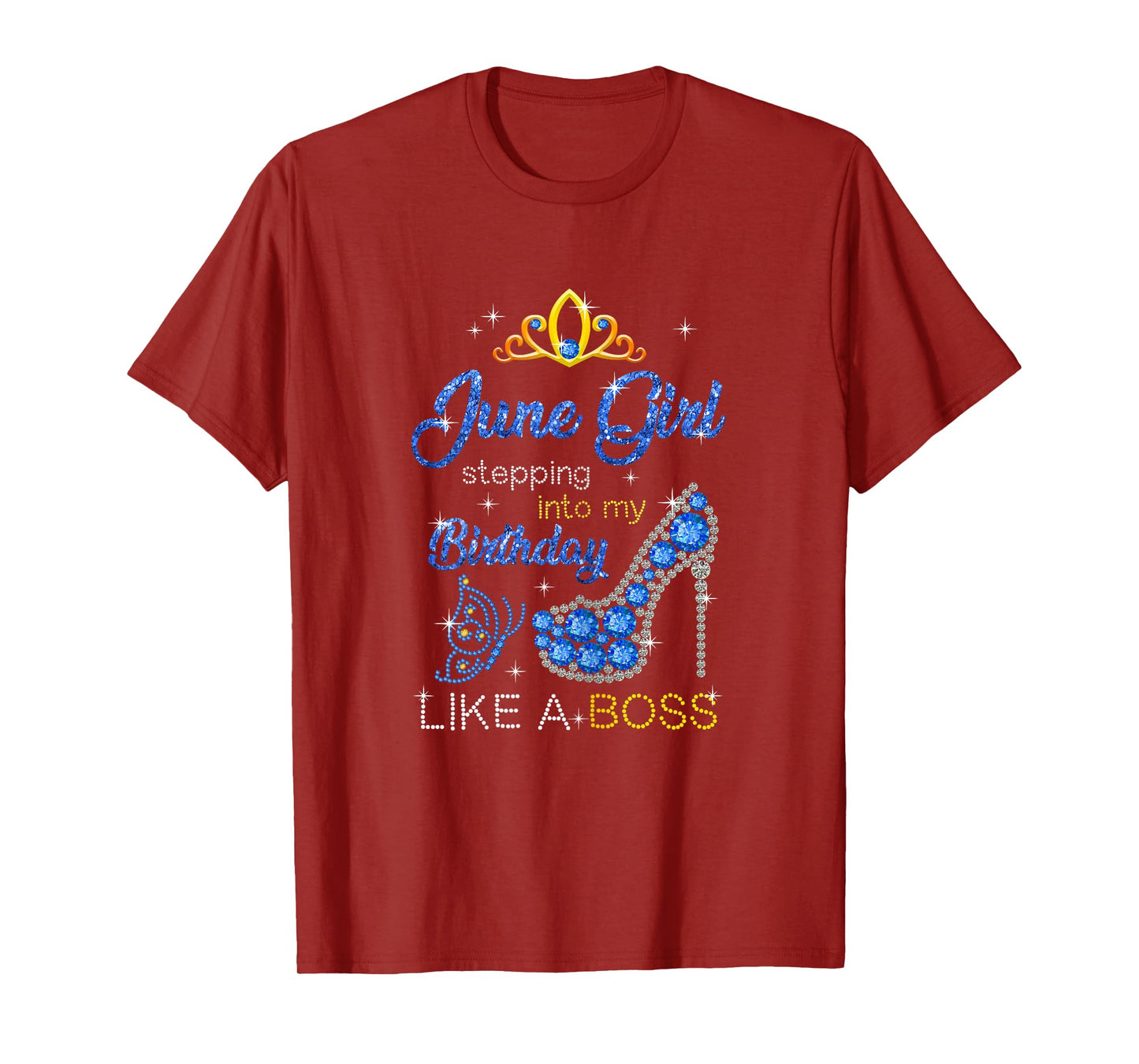 June Girl Stepping Into My Birthday Gift for Gemini Womens T-Shirt