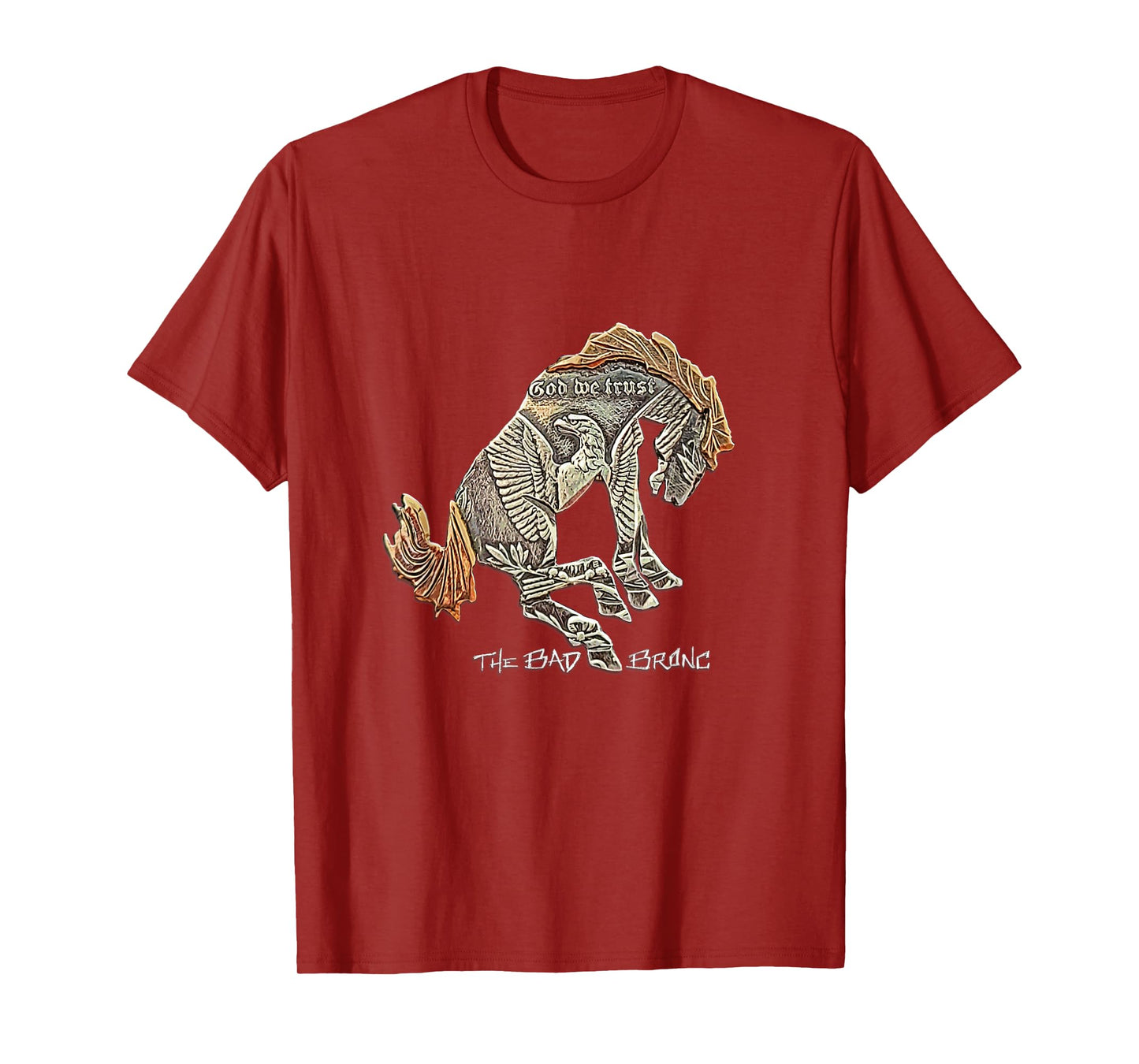 God We Trust Bronc T-Shirt