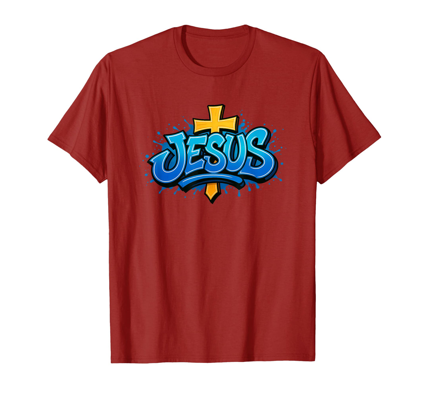 Jesus Los Angeles Graffiti Style T-Shirt