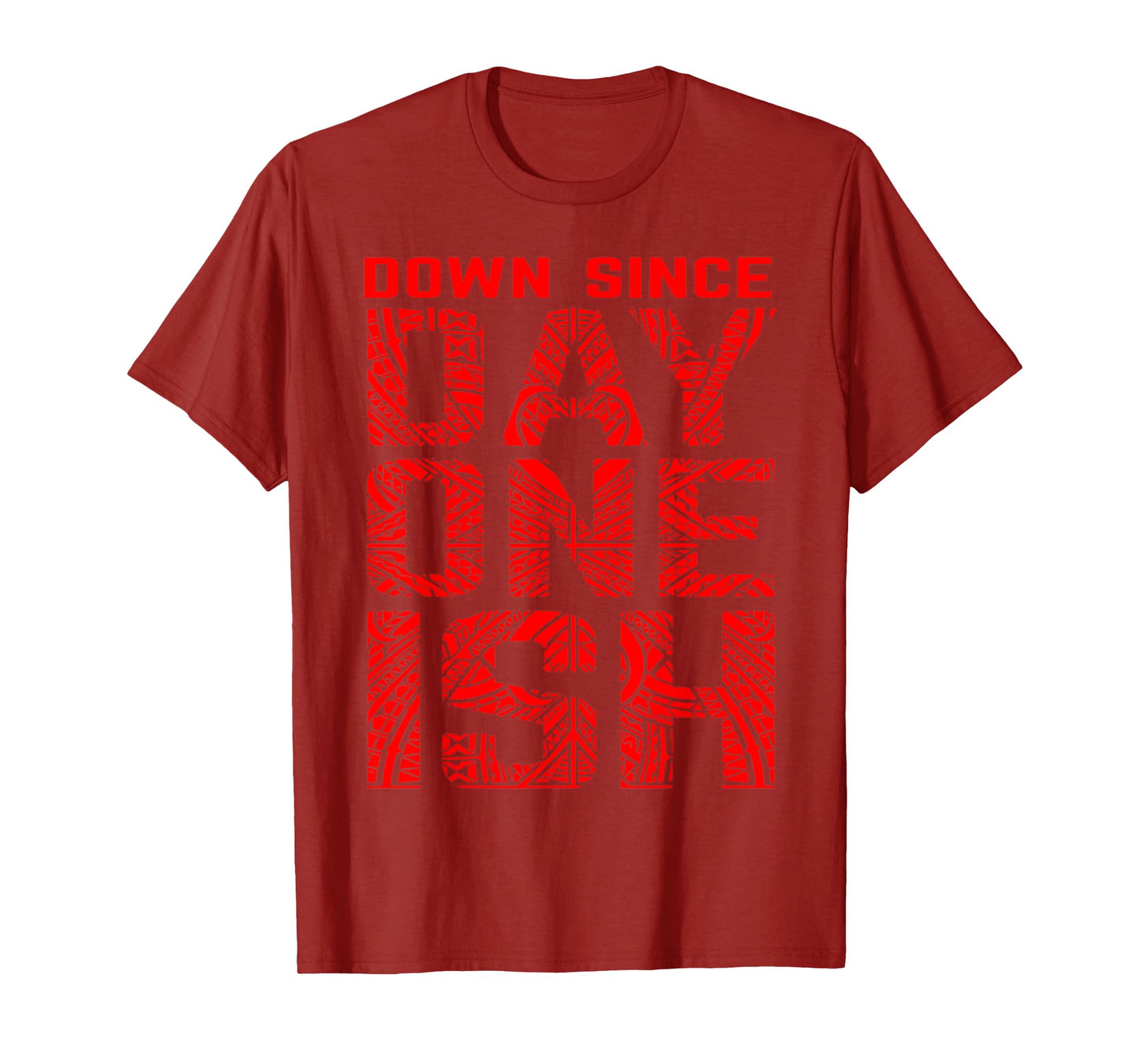 Vintage Funny Saying Down Since Day One Ish Retro T-Shirt