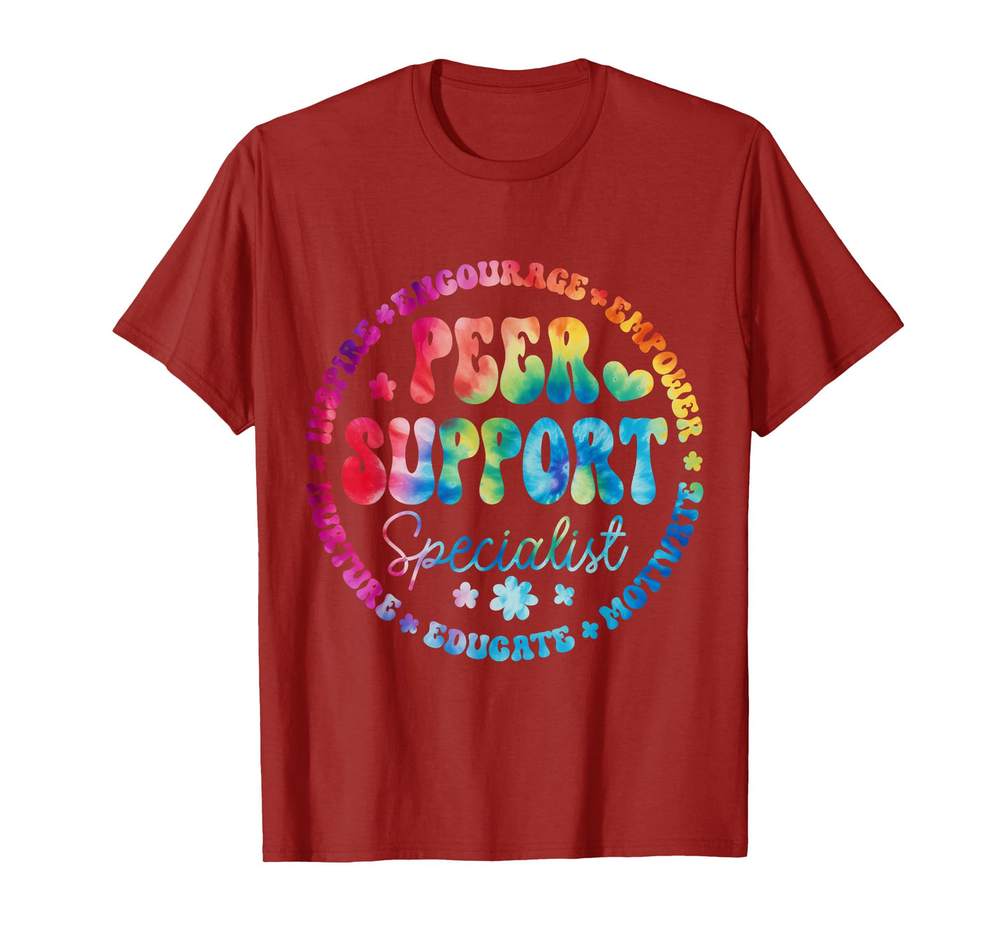Peer Support Specialist Life Appreciation Week School T-Shirt