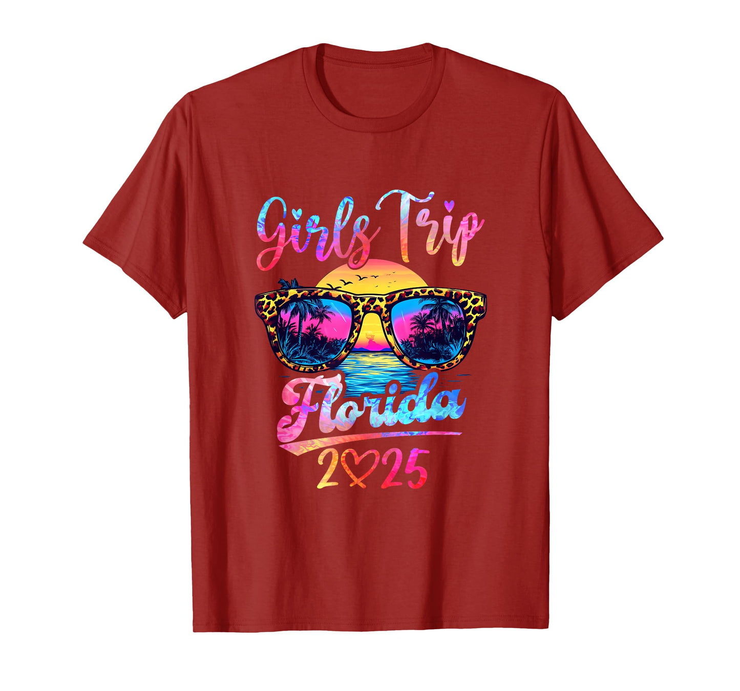 Girls Trip Florida 2025 Matching Summer Vacation Women T-Shirt
