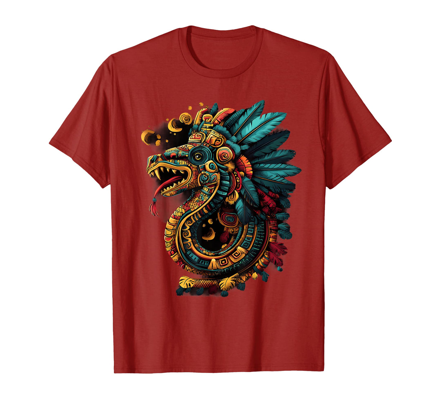 Feathered Serpent Quetzalcoatl Aztec God Mexican Mythology T-Shirt