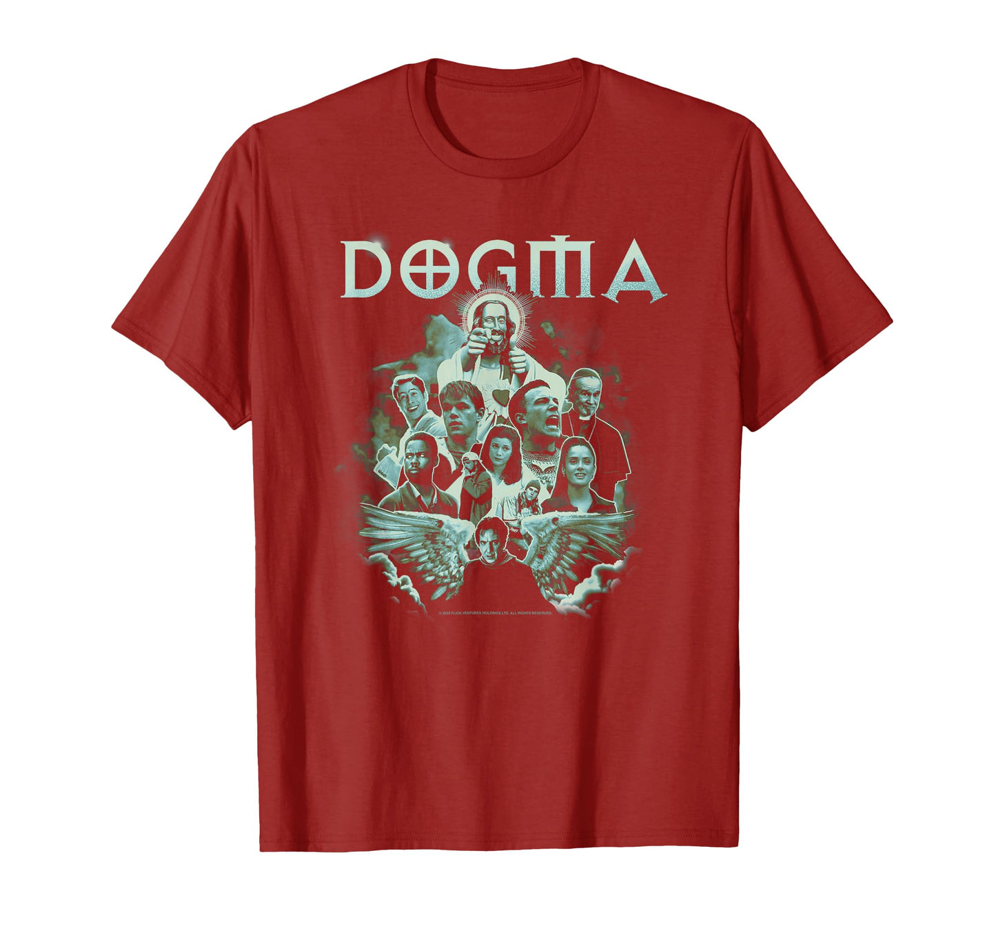 Dogma Prepare Thyself Black and White Group Shot Collage T-Shirt