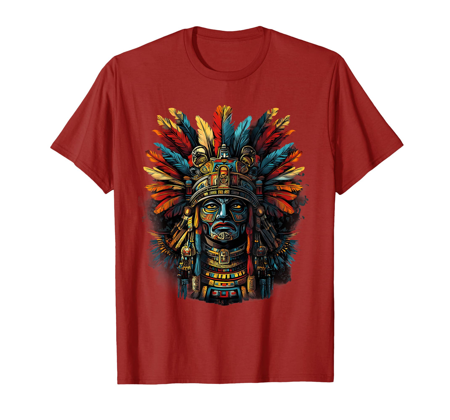 Aztec God Native Mexico Pride Mexican Mythology Mayan T-Shirt