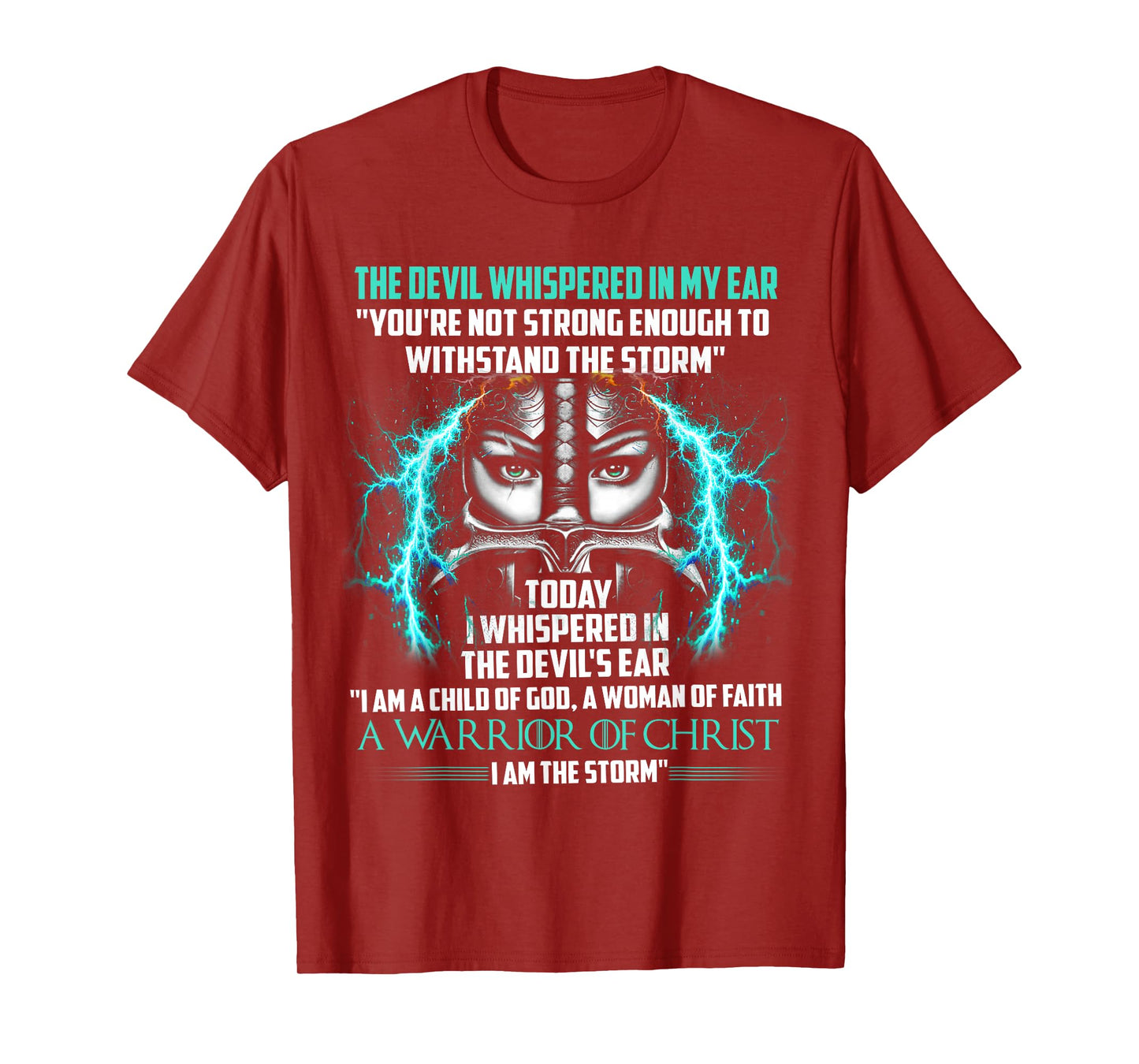 Women Knight Templar I Am A Child Of God A Warrior Of Christ T-Shirt
