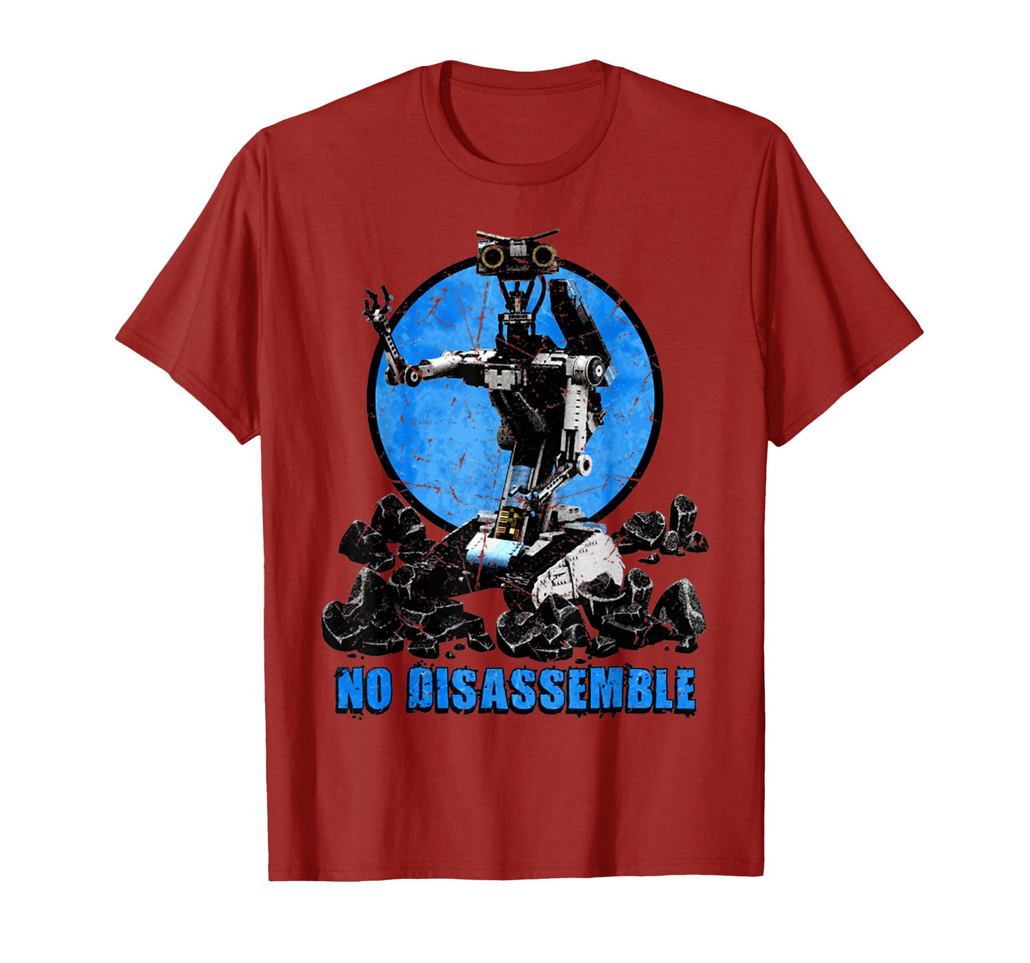Vintage Funny Quote No Disassemble Apparel Vintage Funny Quote T-Shirt - Unisex-Adults, Black, Small, Short Sleeve, T-Shirt