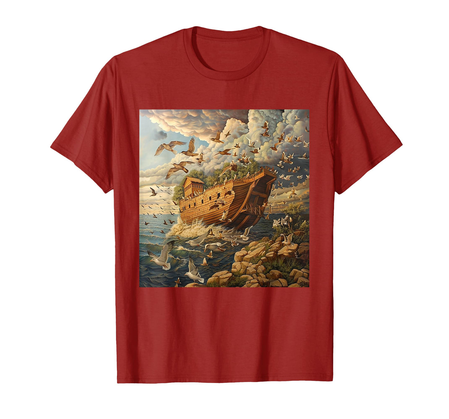 3. Art, Noah's Ark, Animals History Bible, Noah's Ship T-Shirt