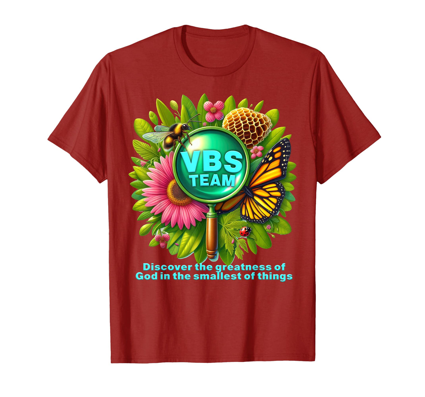 VBS Crew Magnified VBS 2025 Vacation Bible School Christian T-Shirt