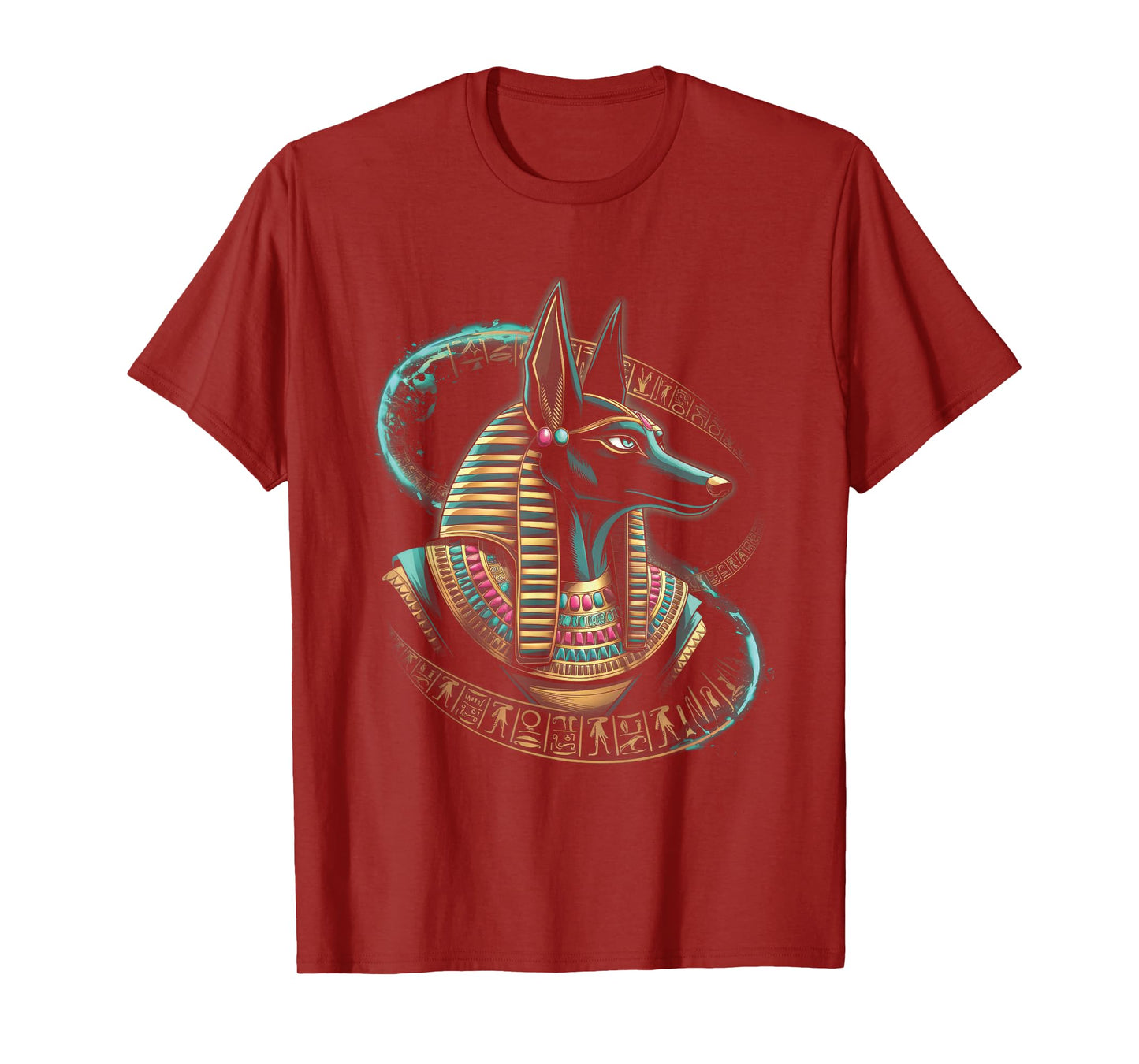 Anubis God Pharao Egyptian Artwork T-Shirt