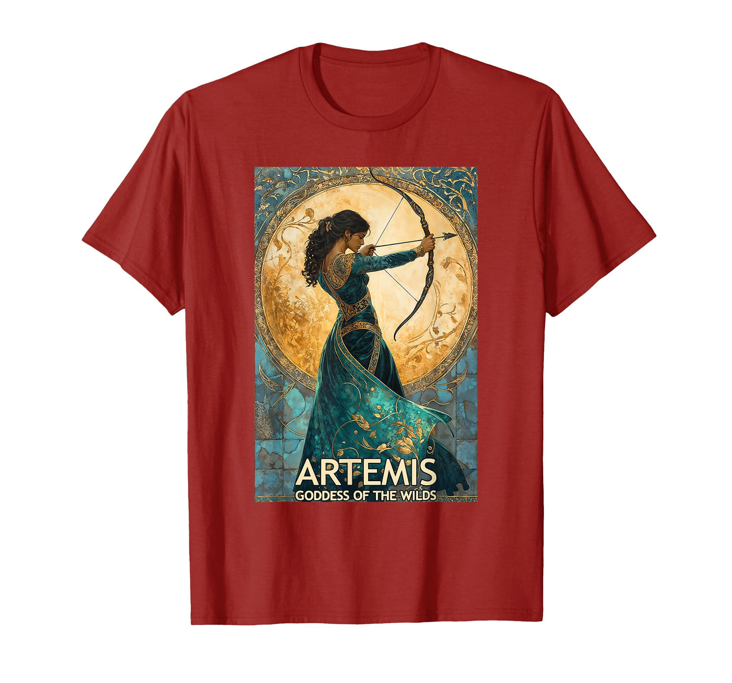 Artemis Moon Goddess Greek Goddess Artemis Feminine Divine T-Shirt